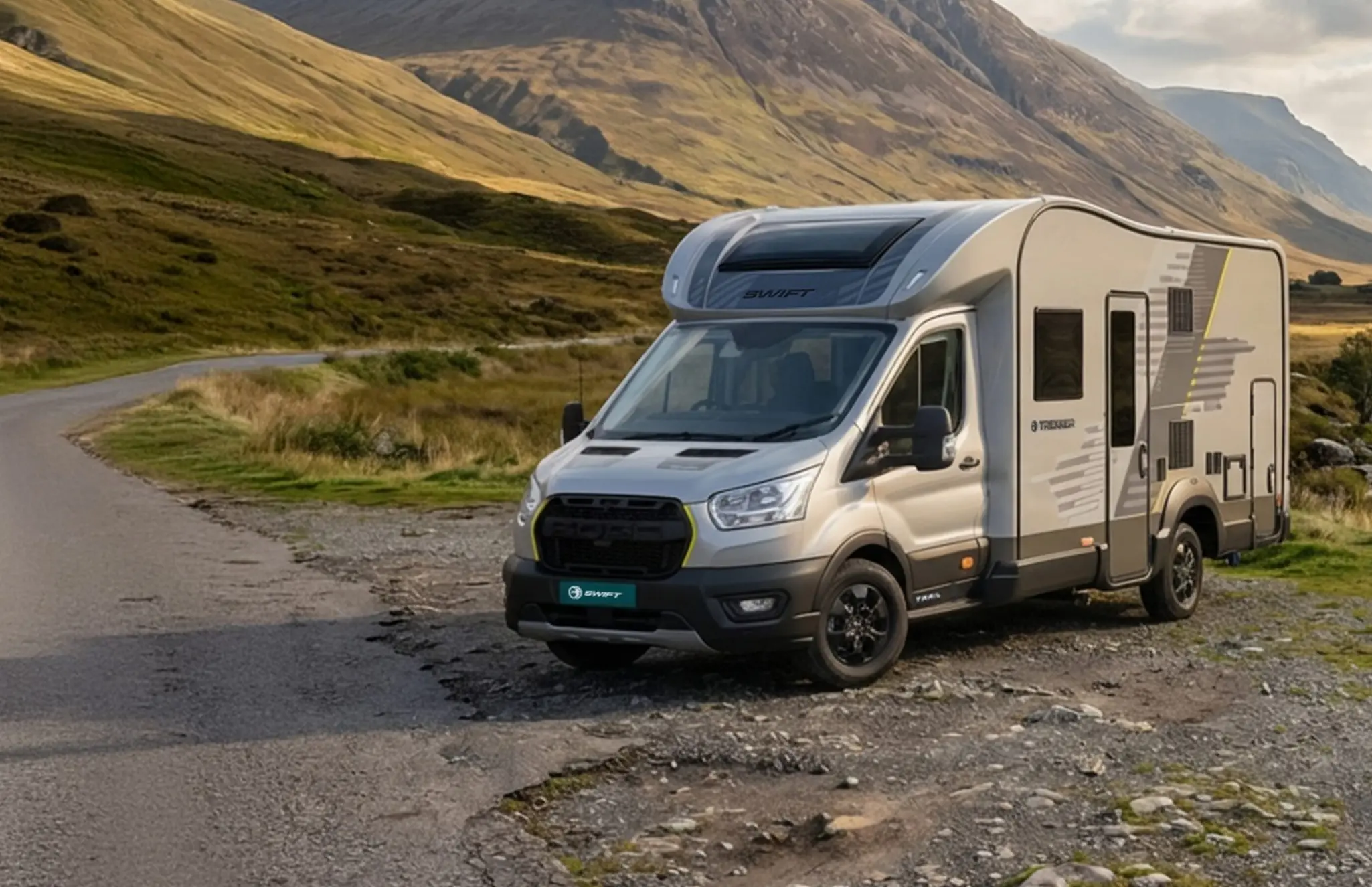 New Swift motorhome at Timberland Motorhomes