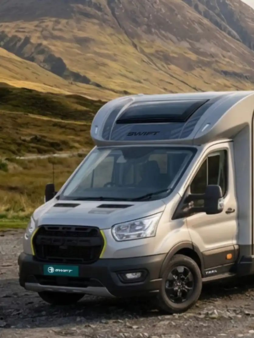New Swift motorhome at Timberland Motorhomes